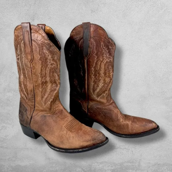 J.B. Dillon Genuine Goat Leather Cowboy Boots