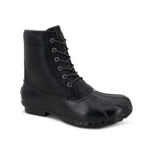 JBU BY JAMBU Mens Black Waterproof Padded Maine Round Toe Duck Boots 13 M