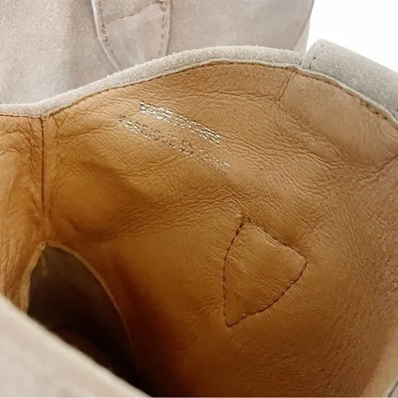 Jeffrey Campbell Boots Jument Western Bootie Pink Taupe Suede Women’s Size 7.5