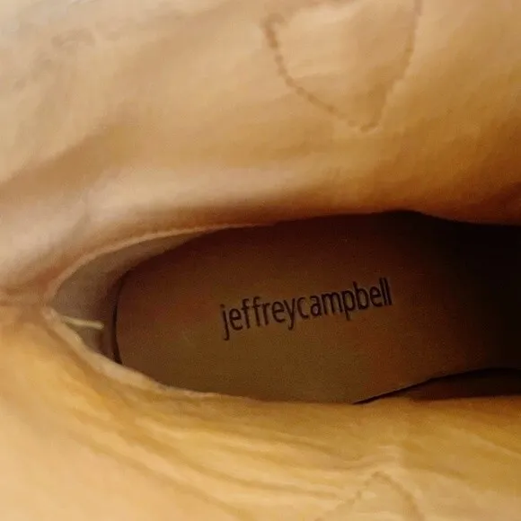 Jeffrey Campbell Boots Jument Western Bootie Pink Taupe Suede Women’s Size 7.5