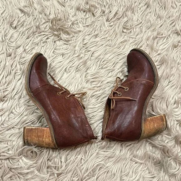 Jeffrey campbell boxxy leather boots size 8.5