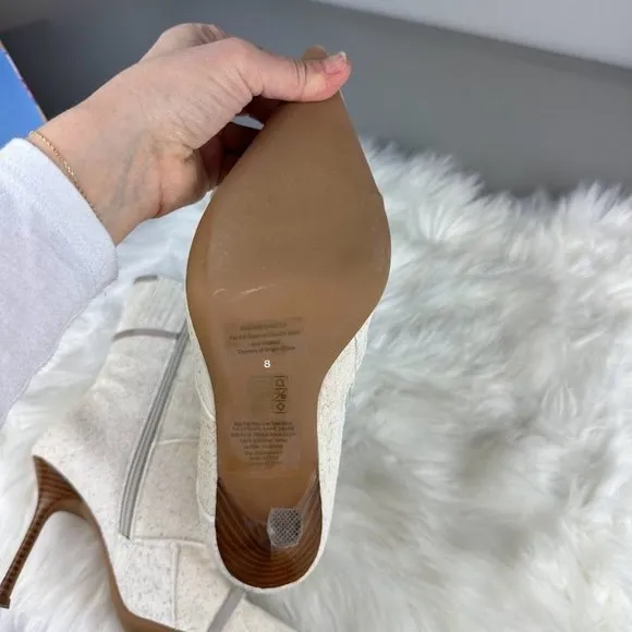 Jeffrey Campbell Command-F Boots in Beige Brown Combo