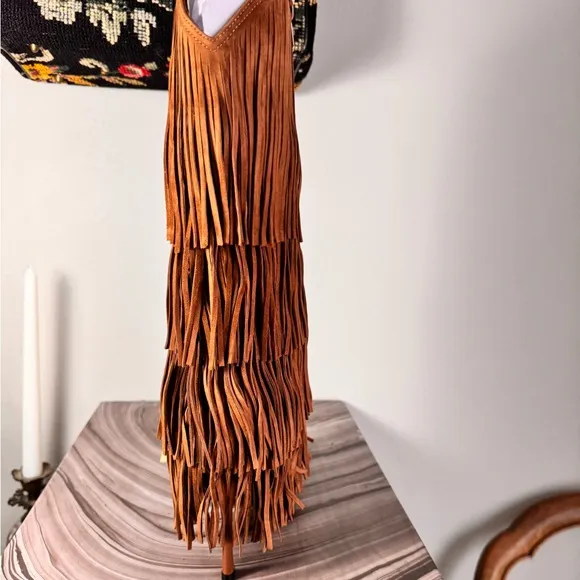 Jeffrey Campbell Wildhorse Leather Fringe Boots