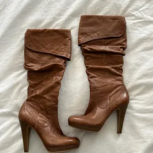 Jessica Simpson Leather Boots Knee High Annie