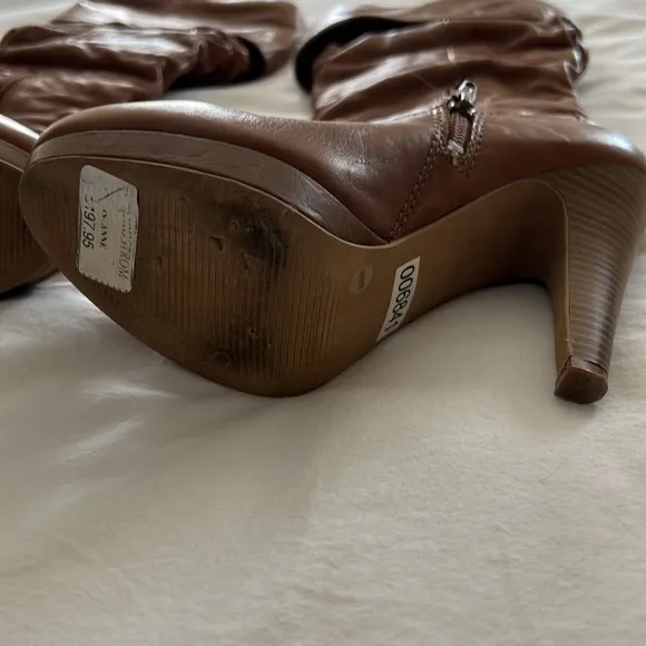 Jessica Simpson Leather Boots Knee High Annie