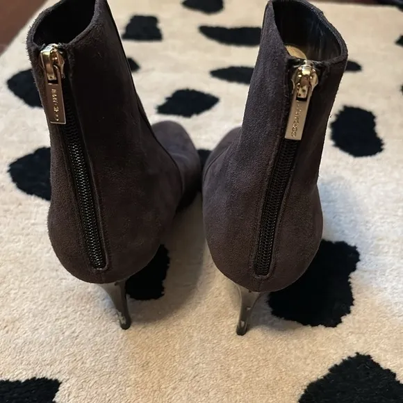 Jimmy Choo chocolate brown suede boots size 38.5