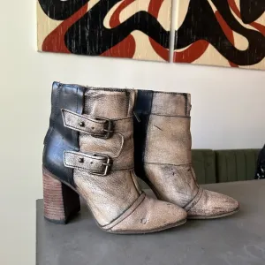 Joey - Women's Tan Leather Ankle Boots