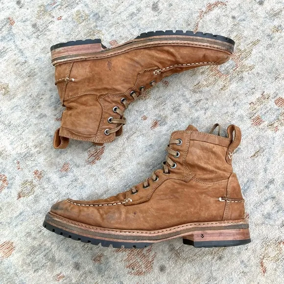 John Varvatos Brown Suede Boots Sz 12