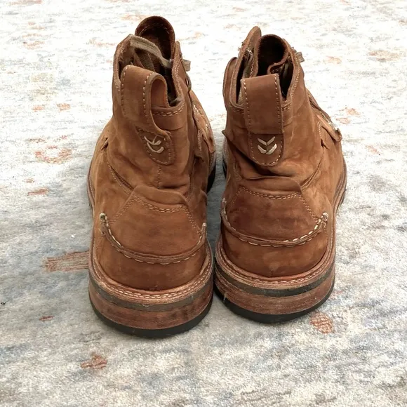 John Varvatos Brown Suede Boots Sz 12