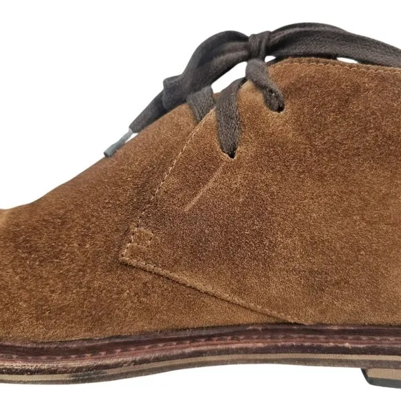 John Varvatos Mens 10.5 Suede Zander Lace Up Chuckka Boots