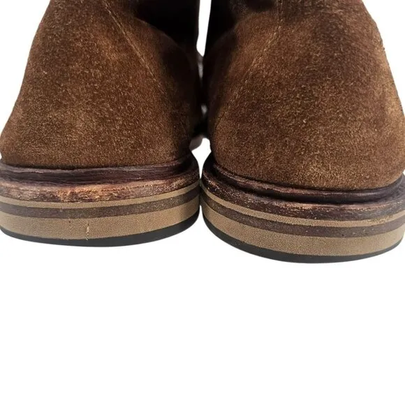 John Varvatos Mens 10.5 Suede Zander Lace Up Chuckka Boots