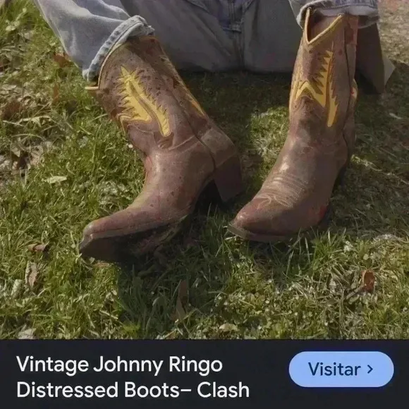 Johnny Ringo distressed boots clarh
