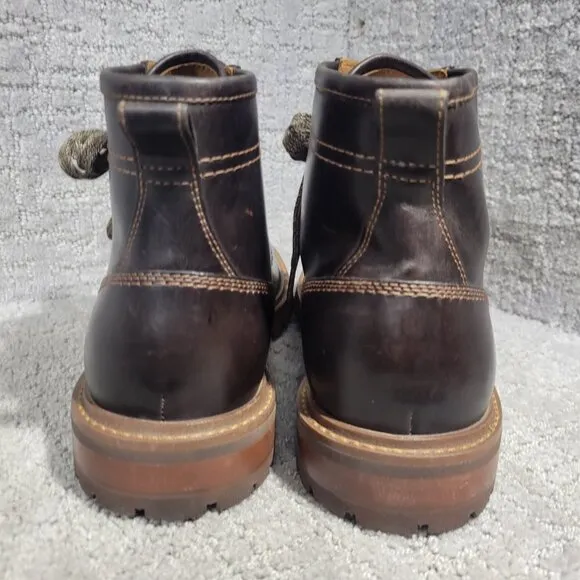 Johnston &amp; Murphy Barrett Men's Size 11M US Dark Brown Leather Boots 201992