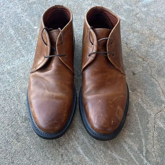 Johnston &amp; Murphy Chukka Boots Leather Brown Men’s Size 8.5
