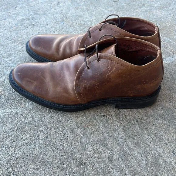 Johnston &amp; Murphy Chukka Boots Leather Brown Men’s Size 8.5