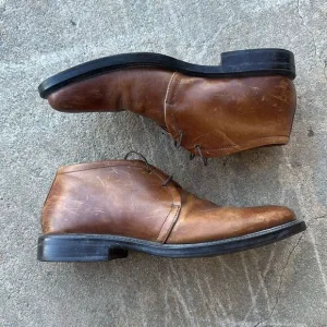 Johnston &amp; Murphy Chukka Boots Leather Brown Men’s Size 8.5