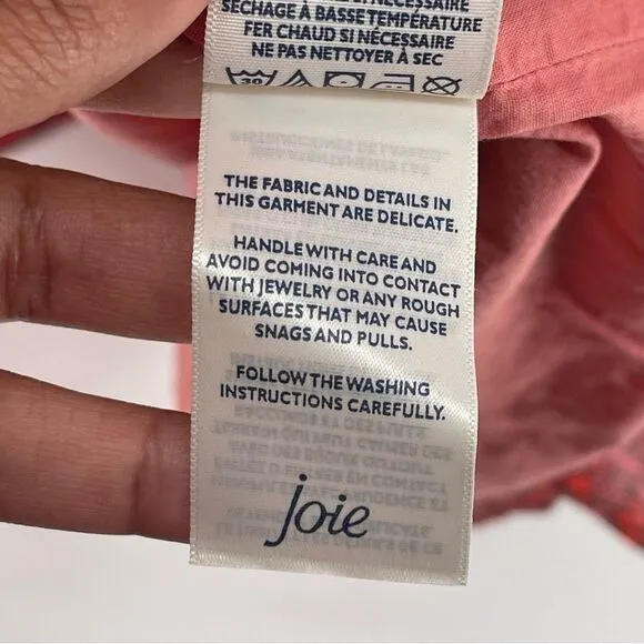 Joie Women’s Tea Rose Leopard Print Sleeveless Cotton Tiered Maxi Dress Large