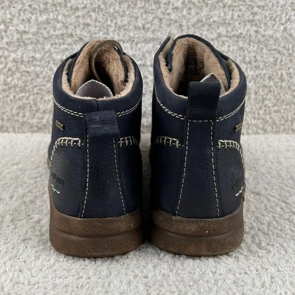 Josef Seibel Boots Womens 39/US 8-8.5 Ocean Blue‎ Conny 56 Sherpa Lined Comfort