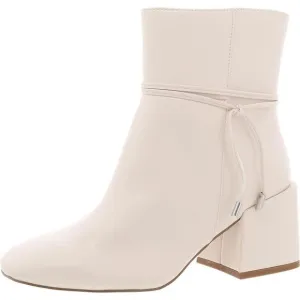 Journee Collection Womens 007852 Ivory Zipper Manmade Ankle Boots New