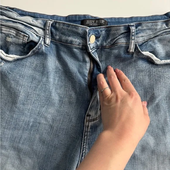 Judy Blue Boyfriend Fit High Rise Jeans 22W Casual Stretch Denim Comfort Classic