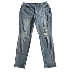 Judy Blue Boyfriend Fit High Rise Jeans 22W Casual Stretch Denim Comfort Classic