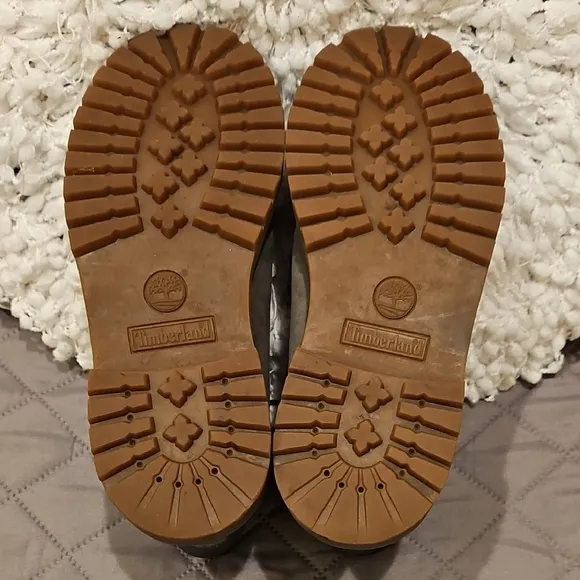 Juniors Gray Timberland Boots