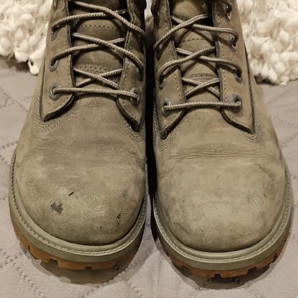 Juniors Gray Timberland Boots