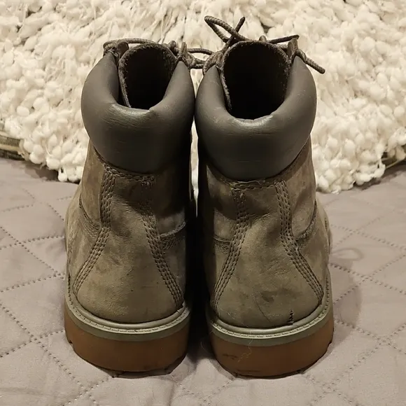Juniors Gray Timberland Boots