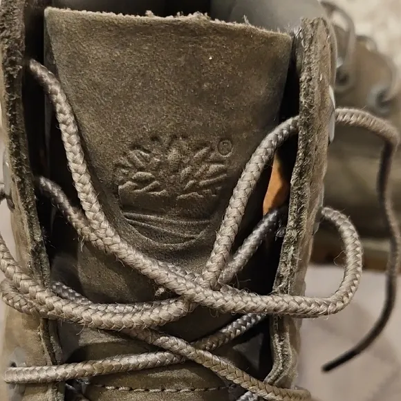 Juniors Gray Timberland Boots