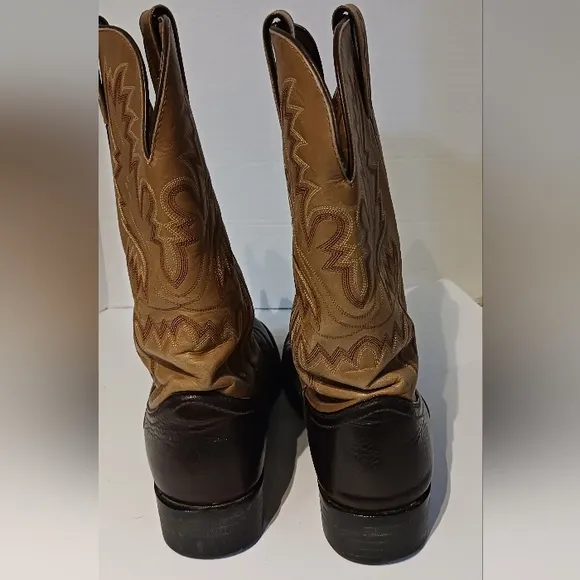 JUSTIN BOOTS 11D BROWN‎ TAN