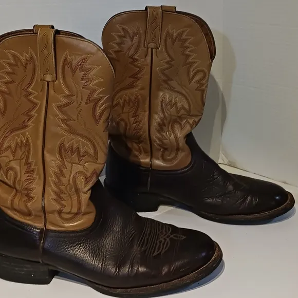 JUSTIN BOOTS 11D BROWN‎ TAN