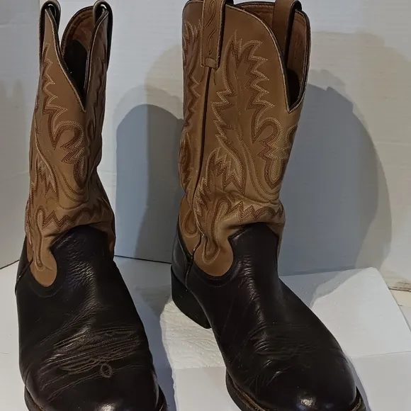 JUSTIN BOOTS 11D BROWN‎ TAN