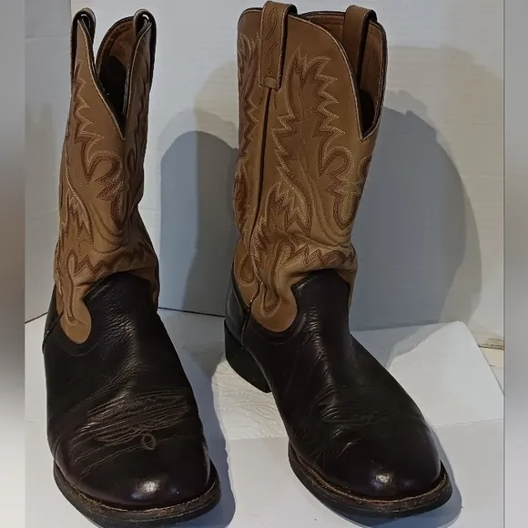 JUSTIN BOOTS 11D BROWN‎ TAN