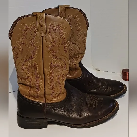JUSTIN BOOTS 11D BROWN‎ TAN