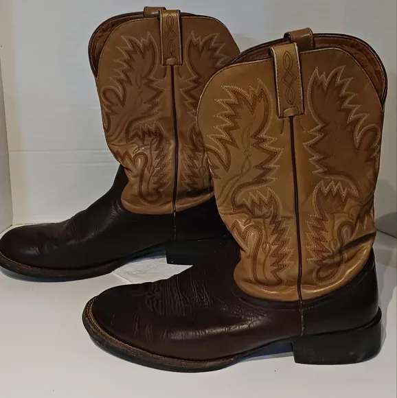 JUSTIN BOOTS 11D BROWN‎ TAN