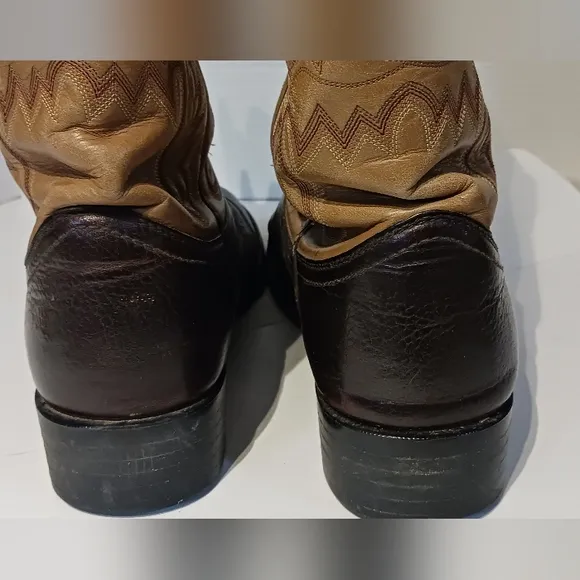 JUSTIN BOOTS 11D BROWN‎ TAN