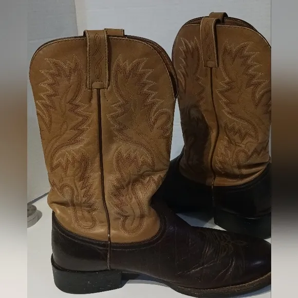JUSTIN BOOTS 11D BROWN‎ TAN