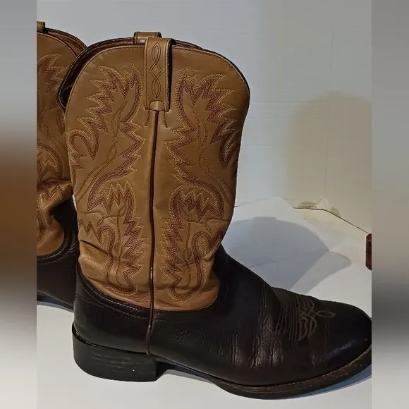 JUSTIN BOOTS 11D BROWN‎ TAN
