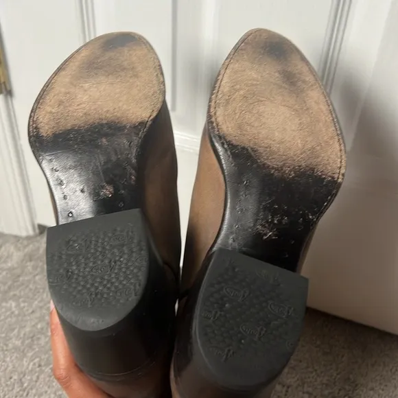 Justin Brown Leather Cowboy Boots