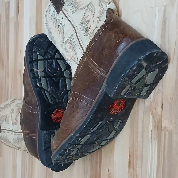 Justin Brown Western Rodeo Boots Size 10D