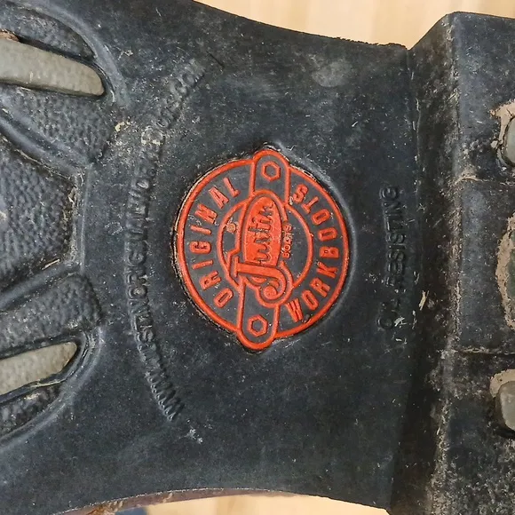 Justin Brown Western Rodeo Boots Size 10D