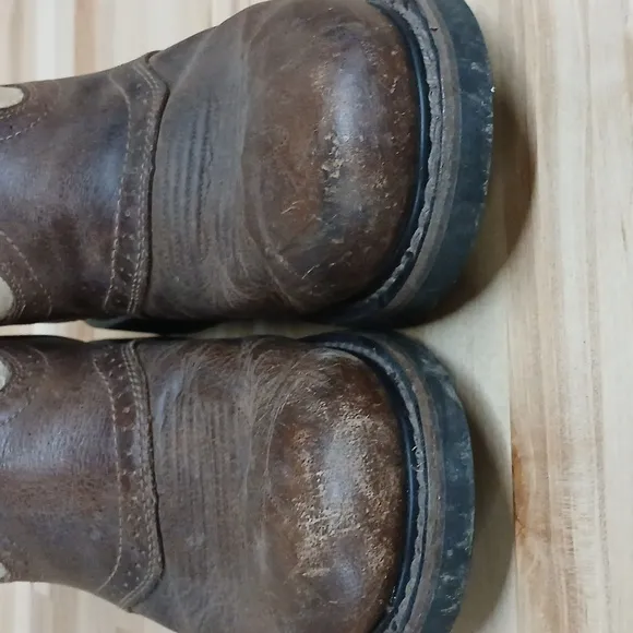 Justin Brown Western Rodeo Boots Size 10D