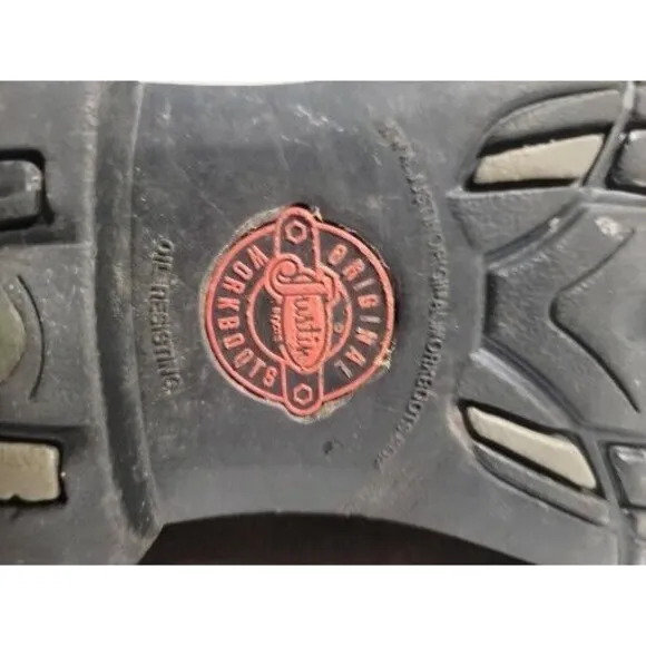 Justin Waterproof Work US 8 D Men Boots ASTM F2892 -11 Eh Original WK4960