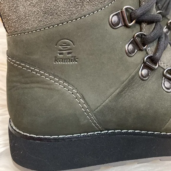 Kamik Ariel Waterproof Boot in Charcoal, Size 6