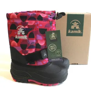Kamik Girl's Winter Snow Boots Big Kid Size 2