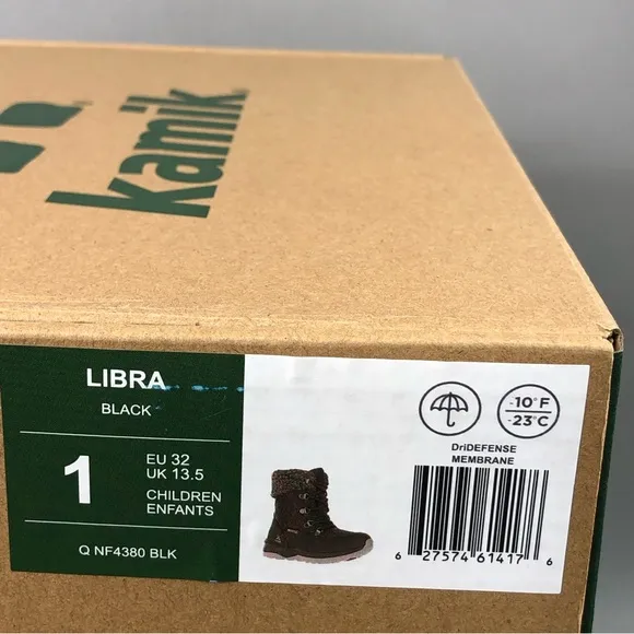 Kamik Libra Toodler / Youth Waterproof Snow Boots