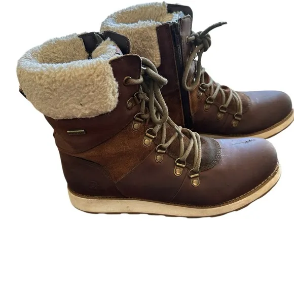 Kamik Women’s Ariel F Boots Leather Cognac 9.5