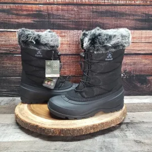 Kamik Womens Size 7 Momentum 3 Waterproof Insulated Outdoor Boots Black Vegan