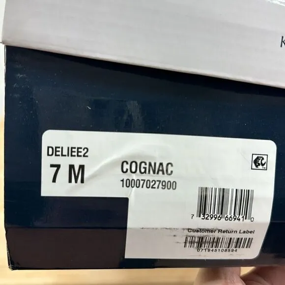Karen Scott Deliee2 Riding Boots- Cognac-  Size 7 M- NIB