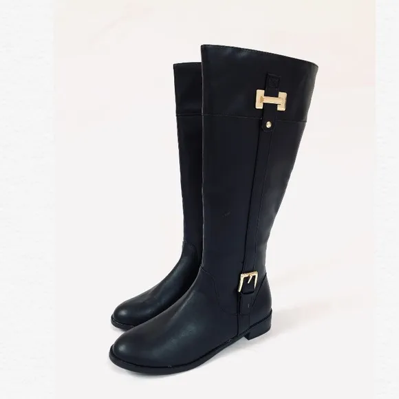 Karen Scott Delliee Black Riding Boots
